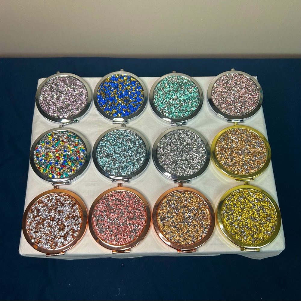 Glam Sparkle Compact Mirrors (pick one)